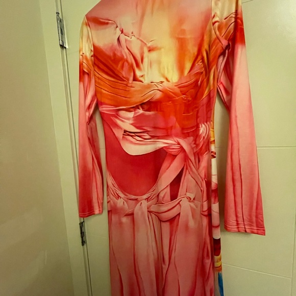 Bodycon printed dress - Picture 4 of 6